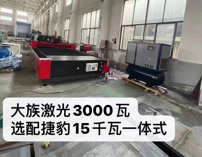 激光切割專用螺桿機(jī)案例